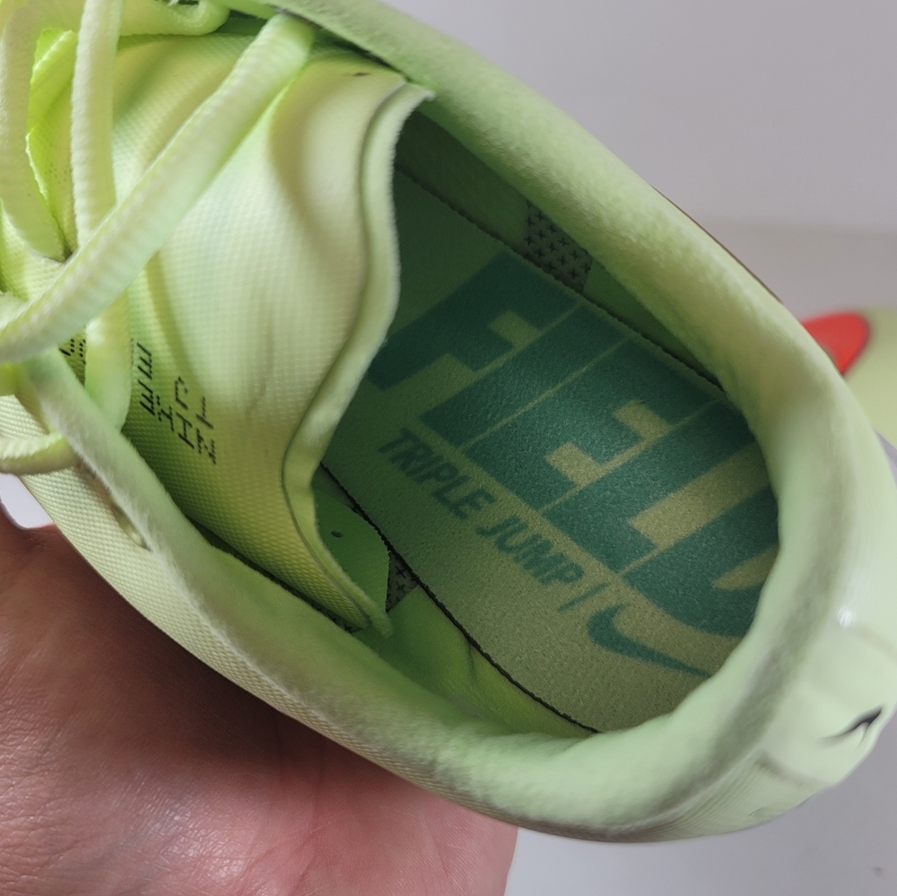 Nike Triple Jump Elite 2 TJ Track Spike AO0808-700 Mens Size 9 Volt Rare New - Picture 9 of 11